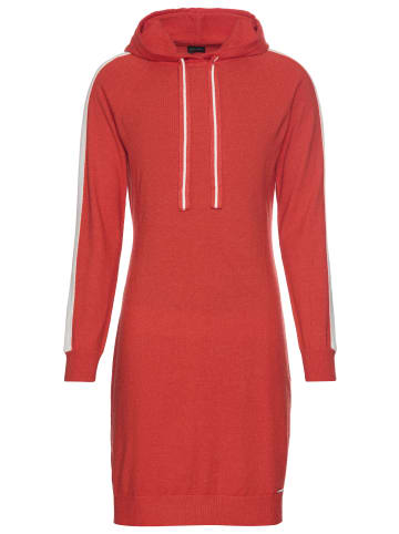 Laura Scott Strickkleid in rot-weiß