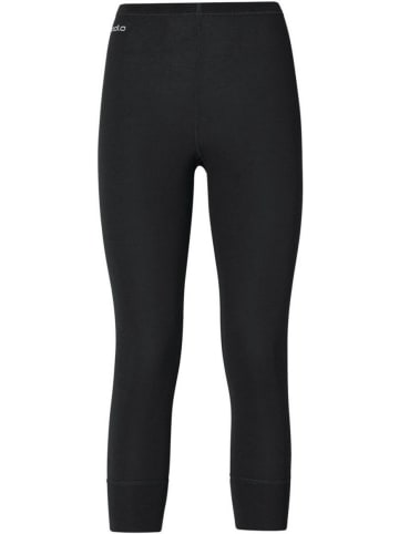 Odlo Leggings Pants 3/4 WARM in Schwarz