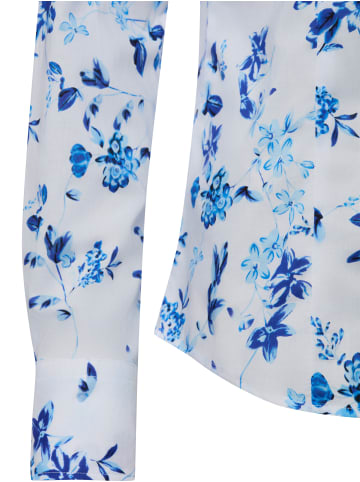 brookshire Bluse in weiß blau - 0116