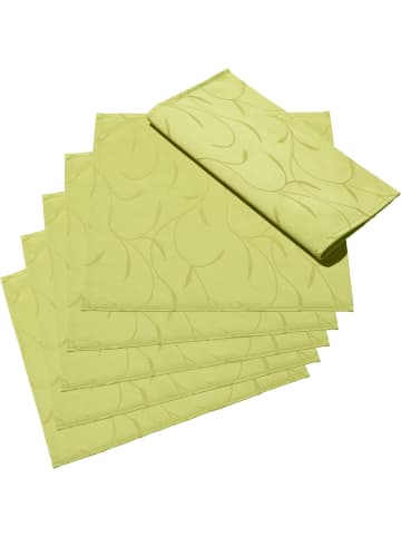Erwin Müller Jacquard Serviette 6er-Pack Remscheid in grün