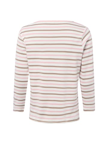 Franco Callegari Langarmshirt in weiß rosa - 0002