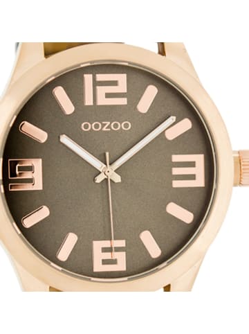 Oozoo Armbanduhr Oozoo Timepieces braun extra groß (ca. 46mm)