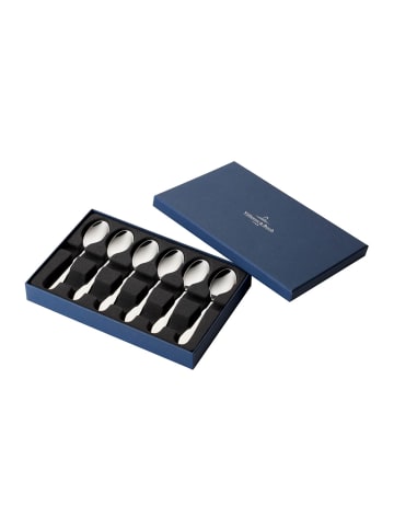 Villeroy & Boch Espressoloeffel-Set 6tlg. Oscar in silber/platin