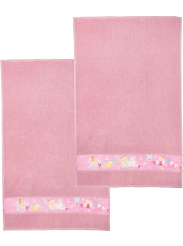 Erwin Müller Frottier Kinder-Badetuch 2er-Pack in rosa