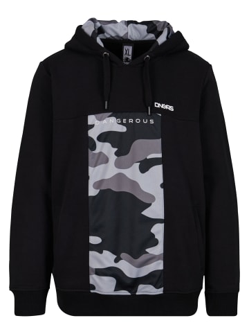 DNGRS Dangerous Kapuzenpullover in black/camo