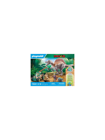 Playmobil Spielfigur Set Dinosaurier Spinosaurus-Angriff auf Dino-Ausgrabung, 4-10 Jahre