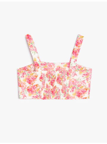 KOTON Bluse in Rosa Gemustert