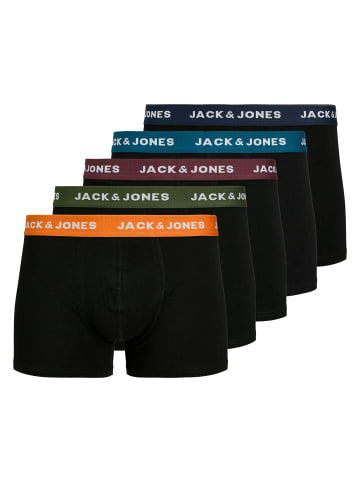 Jack and Jones 5er Pack Trunks in Schwarz