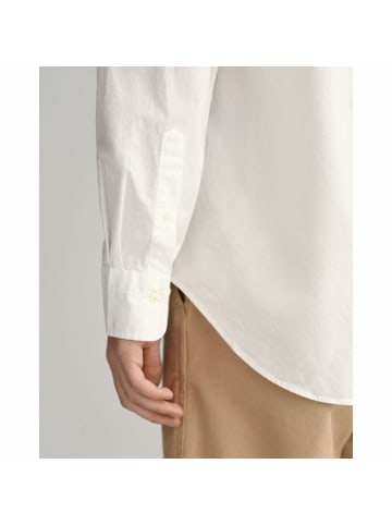 Gant Langarm FreizeitHemd für Herren in Weiß