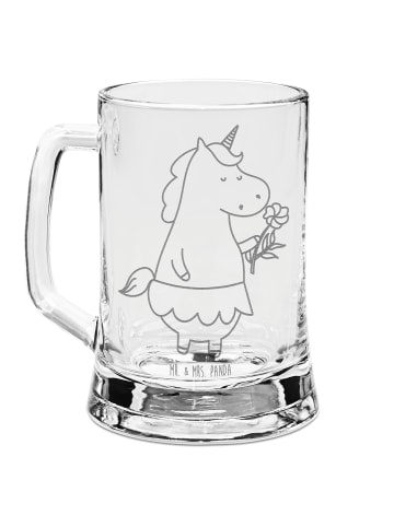 Mr. & Mrs. Panda Humpen Einhorn Dame ohne Spruch in Transparent