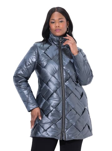 Ulla Popken Steppjacke in graphitgrau