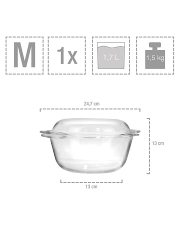 Sänger 6-tlg. Glasbräter Set in transparent