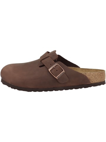 Birkenstock Clogs Boston SFB geöltes Naturleder Weichbettung normal in braun