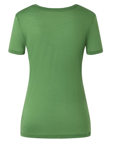 super.natural Merino T-Shirt in grün