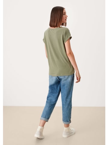 QS T-Shirt in 7815_olivgrün