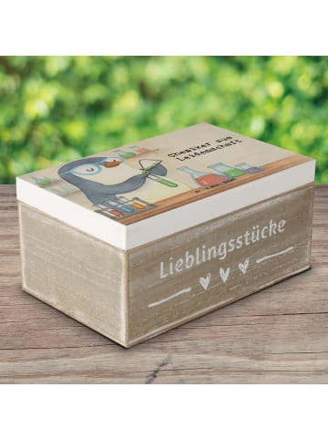 Mr. & Mrs. Panda Aufbewahrungsbox Chemiker Leidenschaft Design m... in Weiß