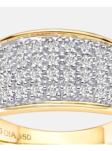 Diamant L'éternel Eternity-Ring aus 375 Gelbgold mit 0.50 Karat Diamant