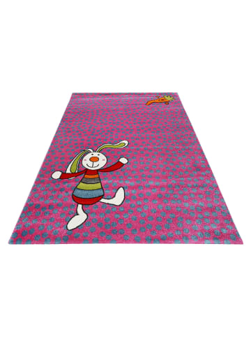 Sigikid Teppich Rainbow Rabbit in pink