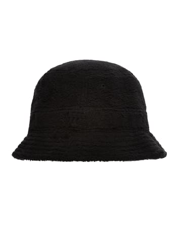 NEW ERA Teddy Bucket Hat aus flauschigem Material für kühle Tage in Schwarz