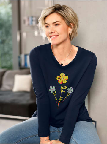 WITT WEIDEN V-Shirt in marine