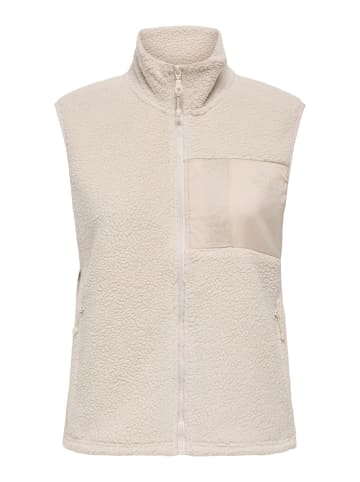 Only Play Teddyfell Weste in Pumice Stone