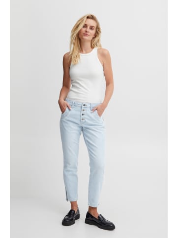 PULZ Jeans Skinny-fit-Jeans in blau