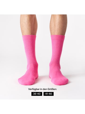 von Jungfeld Tennissocken CASUAL CLASSIC in Hot Pink