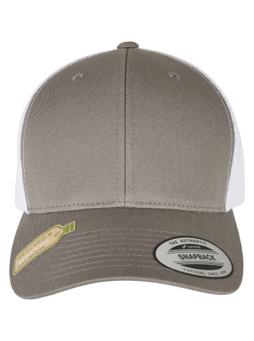 Flexfit Flexfit Caps YP CLASSICS RECYCLED RETRO TRUCKER CAP 2-TONE in grey/white