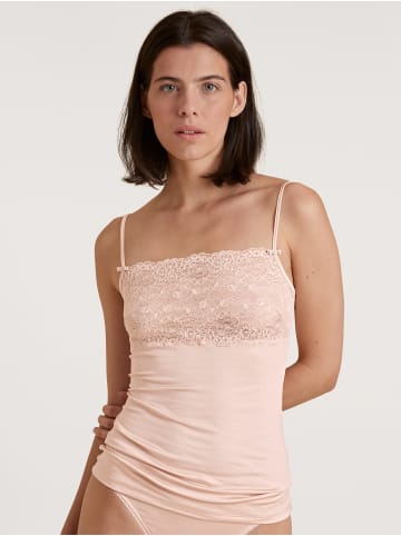 Calida Spaghetti-Top in lace parfait pink
