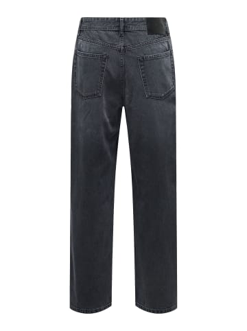 ONLY & SONS Locker geschnitten in Washed Black