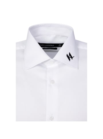 Karl Lagerfeld Langarmhemd 605041 in weiss
