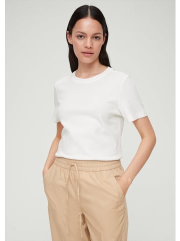 s.Oliver T-Shirt kurzarm in Creme