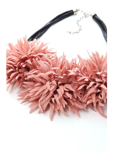 collezione alessandro Statementkette " Flower " in rosa