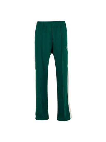 Karl Kani Signature Sidestripe Pique Trackpants in Dunkelgrün