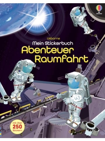 Usborn Buch - Mein Stickerbuch: Abenteuer Raumfahrt