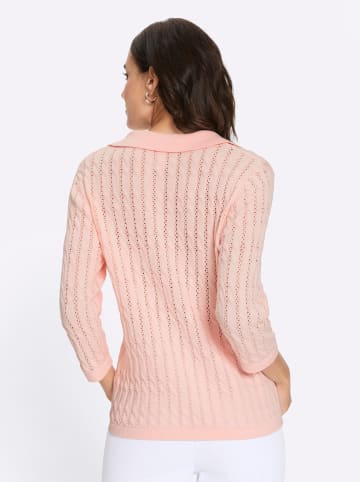 WITT WEIDEN Polopullover in hellrosé