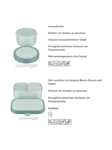 Mepal 2er Set Obst- und Bentobox Campus (2025) 300 & 750 ml in Fairy Garden