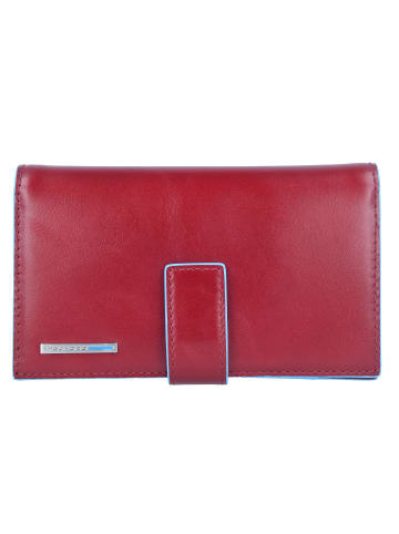 Piquadro Blue Square Geldbörse RFID Leder 15,5 cm in rot