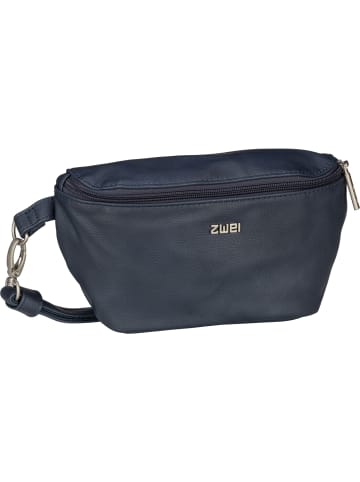 Zwei Bauchtasche / Gürteltasche Mademoiselle MH4 in Nubuk/Ink