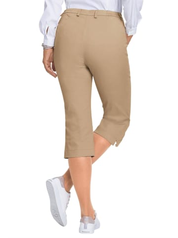 GOLDNER Sportliche Capri-Jeanshose Carla in sand