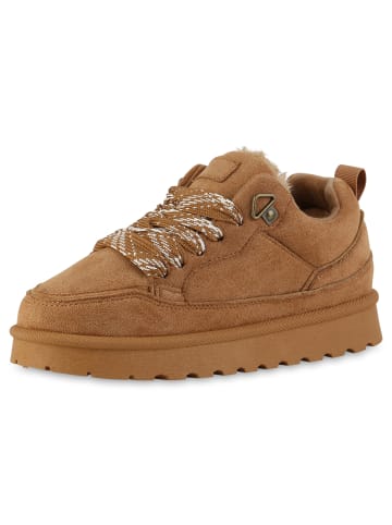 VAN HILL Sneaker Low Anneliese in Hellbraun