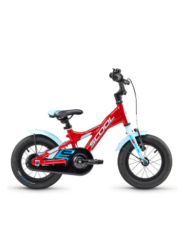 S'COOL Kinderfahrrad - XXlite 12 Zoll 1-Gang | ab 2 Jahre - Red/Light Blue