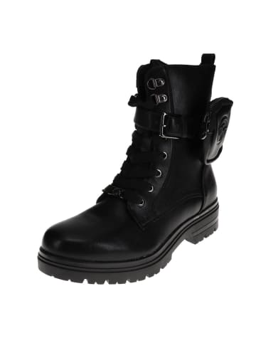 Tom Tailor Schnürstiefel in Schwarz