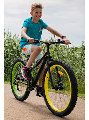 Volare Kinderfahrrad Gradient 20 Zoll Jungen 6G Scheibenbremse Schwarz Grün 6 Jahre