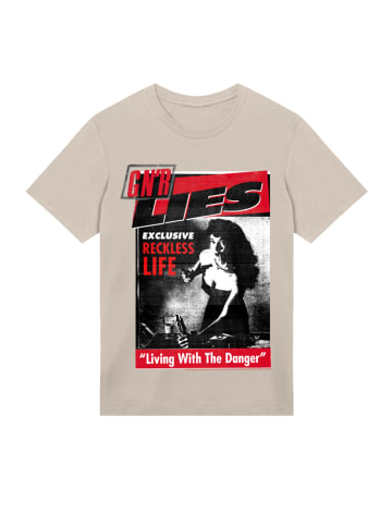 F4NT4STIC T-Shirt Guns N' Roses Lies in sand