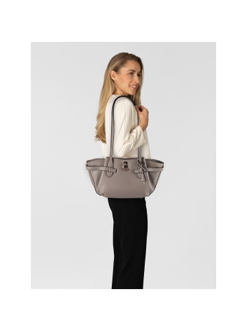 Guess Yesba Schultertasche 40 cm in dark taupe