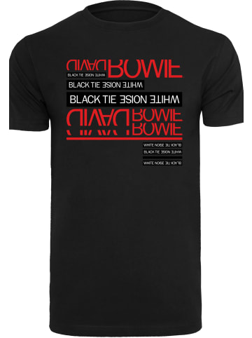 F4NT4STIC T-Shirt David Bowie Black Tie White Noise in schwarz