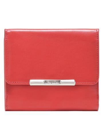 Esquire Helena Geldbörse Leder 10 cm rot