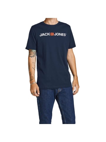 Jack & Jones T-Shirt 6er Pack in Weiß/Marineblau/Schwarz