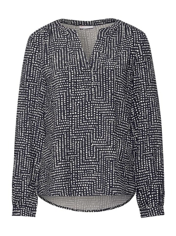 Street One Langarmbluse in deep tint blue